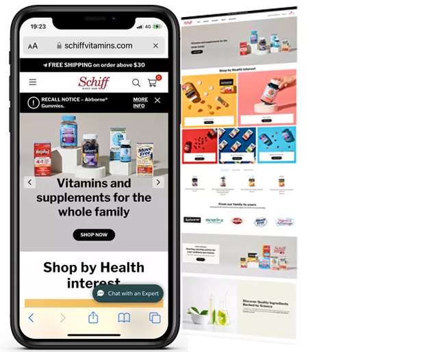 Reckitt Benckiser RB  Schiff Vitamins Loyalty  web